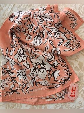 Handker originally Hemlock Scarf Bandana “Georgia” No #135 Cotton 22" Square New